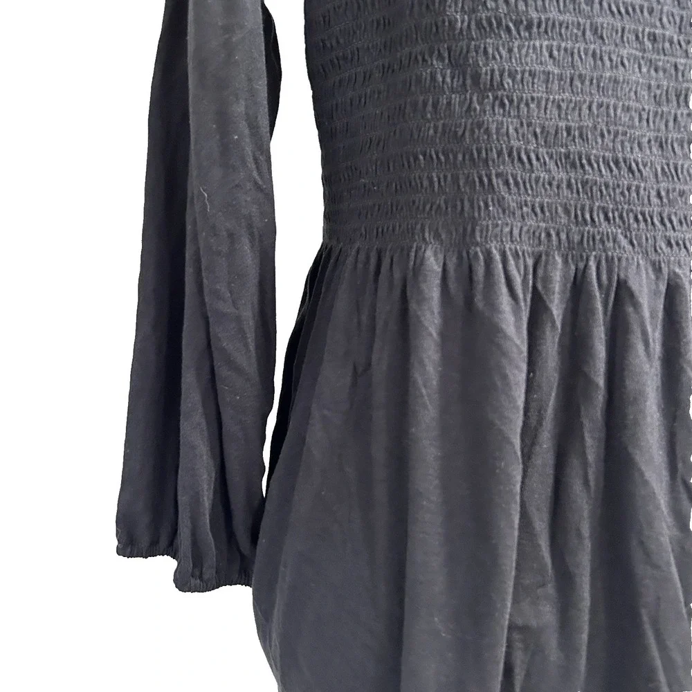 J.Jill J.‎ Jill Women's Top Small Cottagecore Smocked Boho Boatneck Feminine - Picture 5 of 9